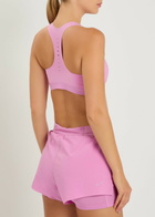 Nike Swift Logo Stretch-jersey Sports bra Pink