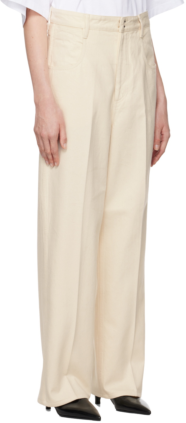 Carven Off-White 5-Pocket Trousers