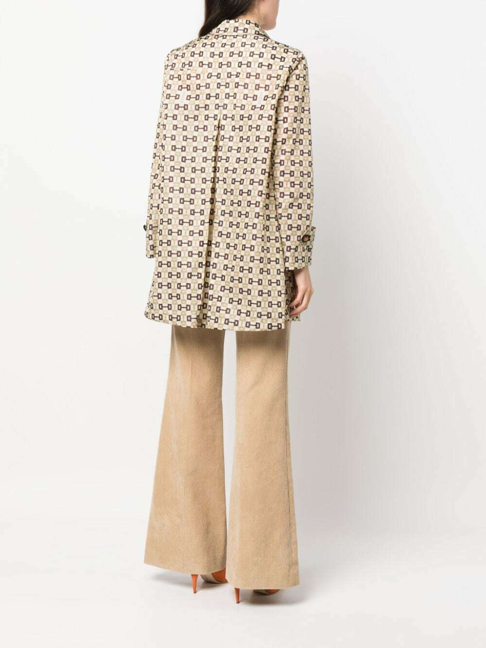 【関税&送料込】Gucci Gucci Horsebit Print Nylon Overcoat GUCCI - Horsebit Print Nylon Coat Gucci