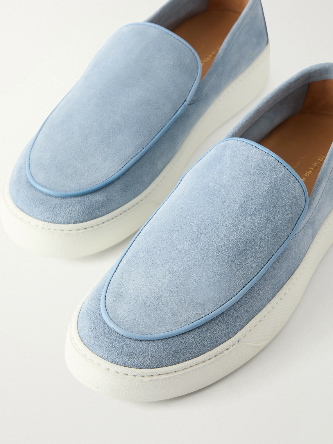 Frescobol Carioca - Vela Suede Slip-On Sneakers - Blue