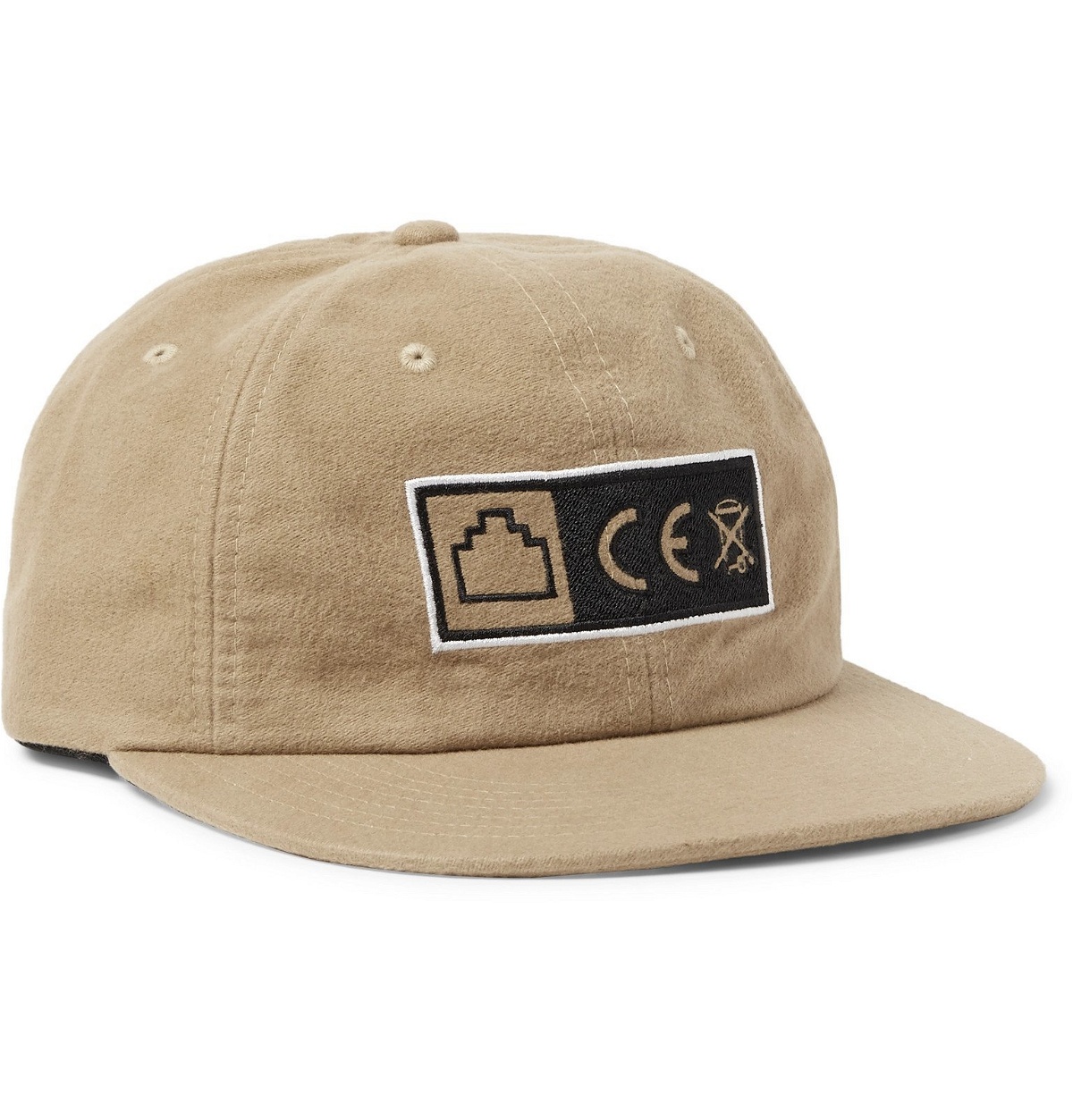 Photo: Cav Empt - Logo-Embroidered Brushed-Cotton Baseball Cap - Neutrals