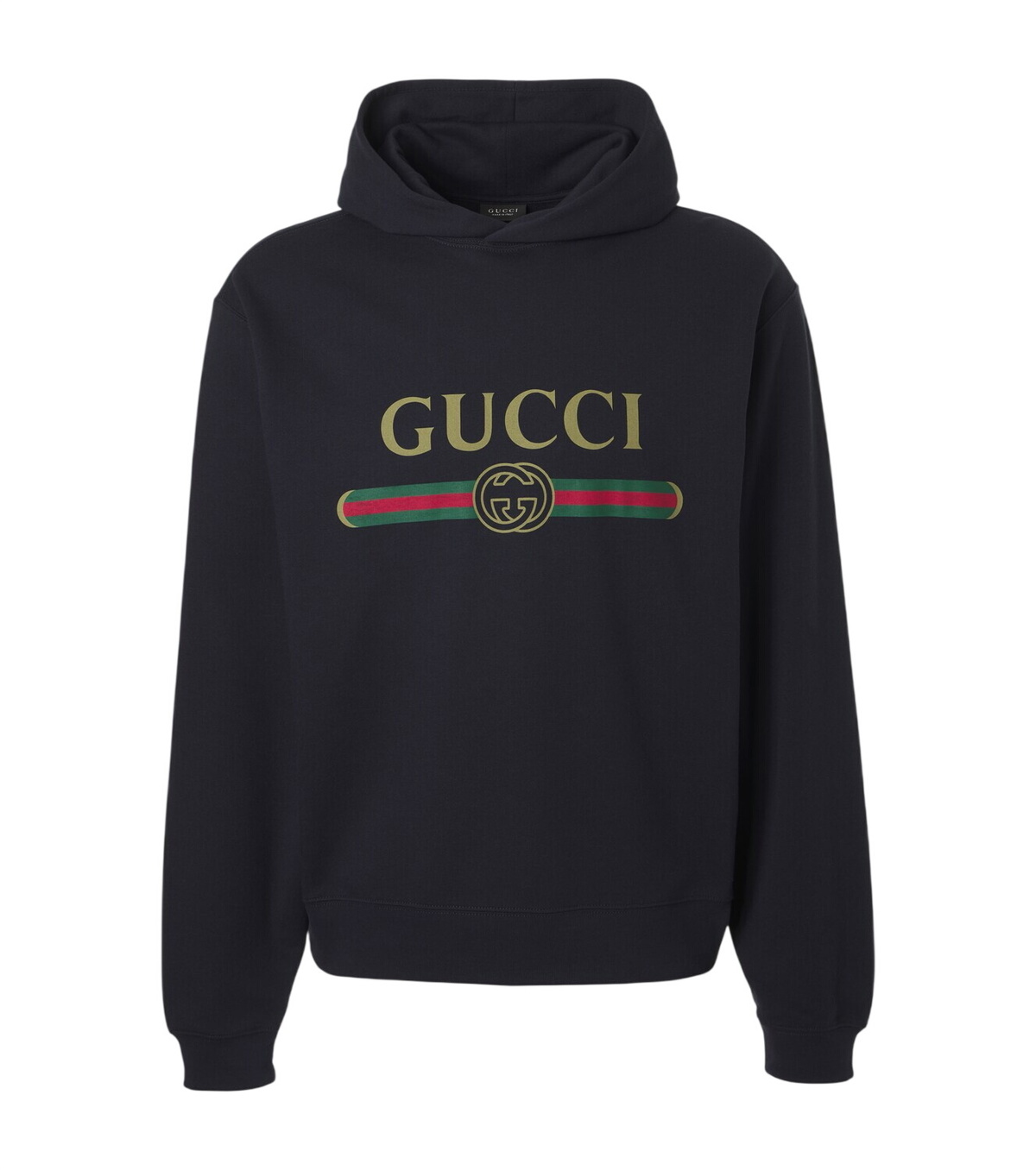 Gucci Logo cotton and cashmere jersey hoodie Gucci