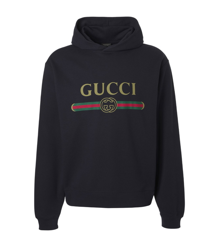 Photo: Gucci Logo cotton and cashmere jersey hoodie