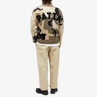 Patta Men's Woodland Camo Knitted Cardigan in Multi/Woodland Camo