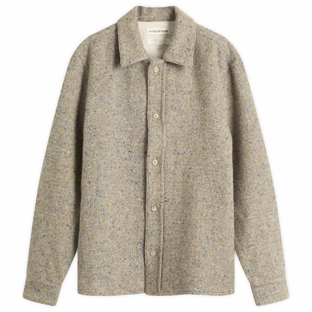 A Kind of Guise Men's Cullu Overshirt in Water And Earth
