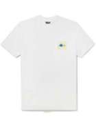 Jacquemus - Noli Tie-Detailed Poplin-Trimmed Cotton-Jersey T-Shirt - White