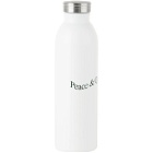 Museum of Peace and Quiet SSENSE Exclusive White Easton Edition Wordmark Bottle, 20.9 oz