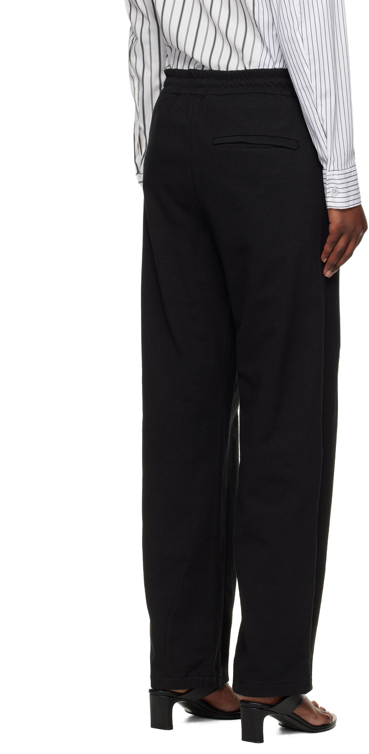 POST ARCHIVE FACTION (PAF) Black Work Track Pants