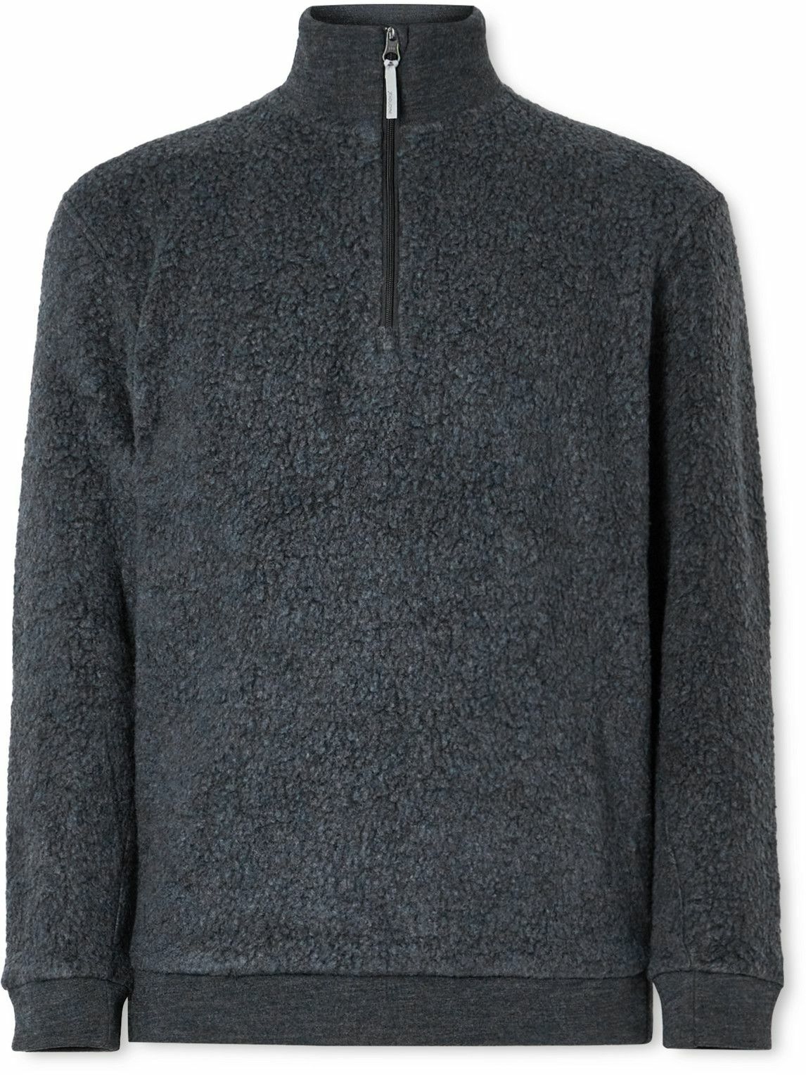 Houdini - Alto Woolly Treemerino™ Fleece Half-Zip Base Layer - Black