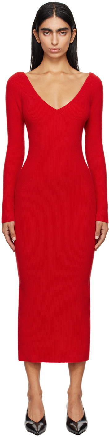 arch4 Red Bridgewater Midi Dress arch4