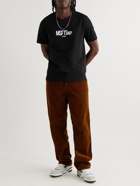 MSFTSrep - Logo-Print Cotton-Jersey T-Shirt - Black