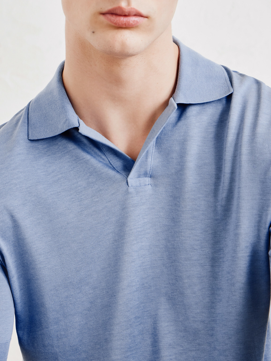 Altea - Pierre Lyocell and Cotton-Blend Polo Shirt - Blue