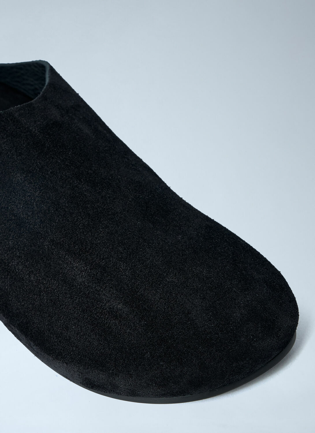 The Row Hudson Suede Mules