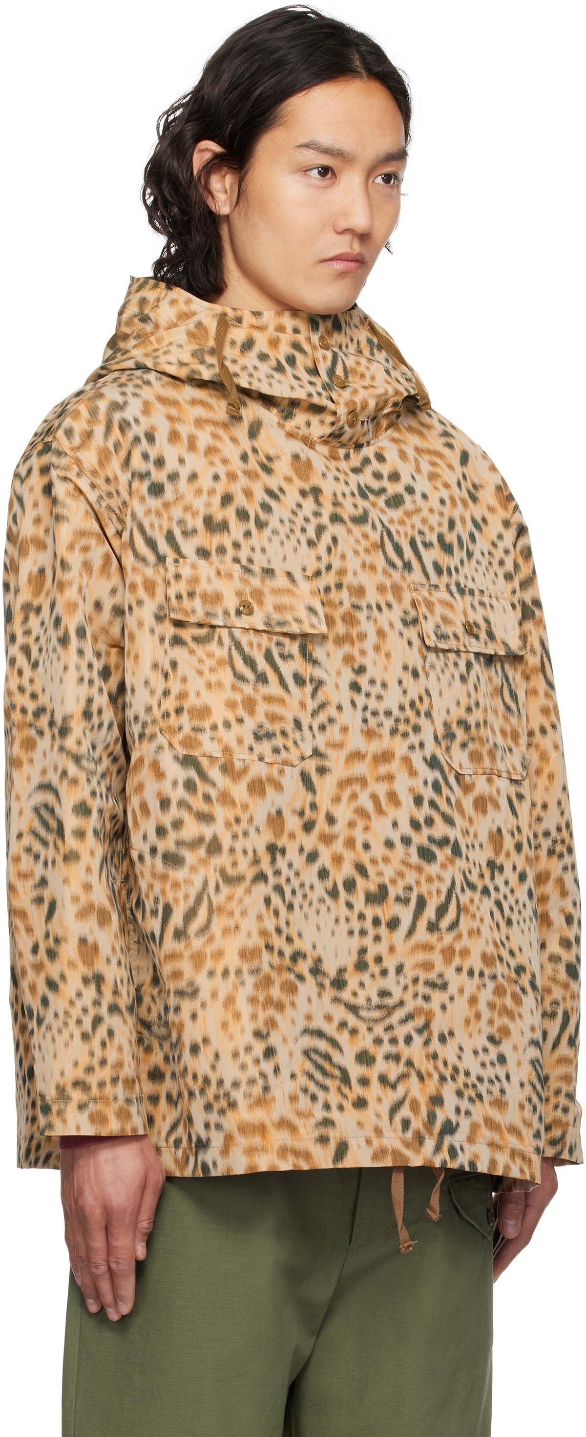Engineered Garments Beige Cagoule Jacket