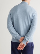 Brunello Cucinelli - Cashmere Half-Zip Sweater - Blue