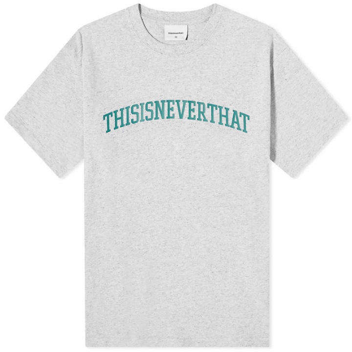 Photo: thisisneverthat Men's Arch-Logo T-Shirt in Grey Heather