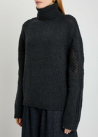 Our Legacy Cage-knit Merino Wool Jumper Charcoal
