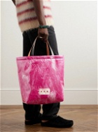 Marni - Leather-Trimmed Faux Fur and PVC Tote Bag