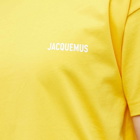 Jacquemus Men's Classic Logo T-Shirt in Yellow