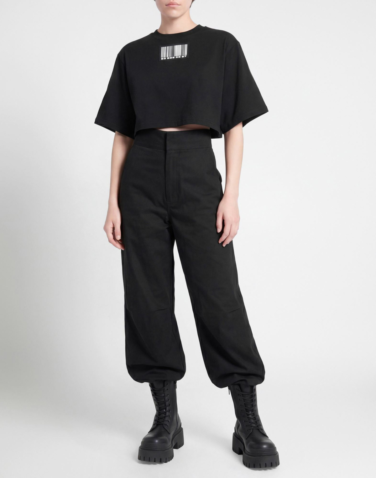 Vtmnts Womens T-shirt in Black