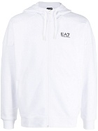 EA7 - Logo Cotton Blend Hoodie