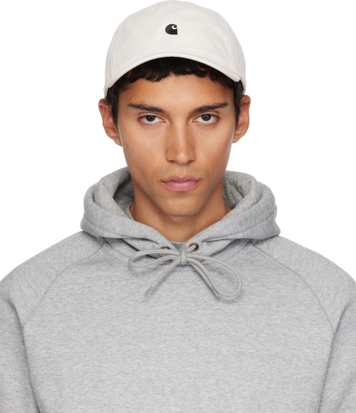 Photo: Carhartt Work In Progress White Madison Logo Cap