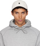 Carhartt Work In Progress White Madison Logo Cap