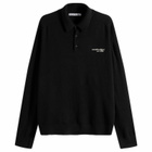 Acne Studios Men's Kluxey Light Richard Yak Polo Jumper in Black