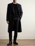 TOM FORD - Oversized Double-Breasted Wool Coat - Blue