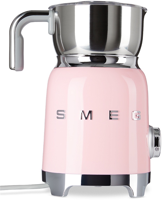 Photo: SMEG Pink Retro-Style Milk Frother