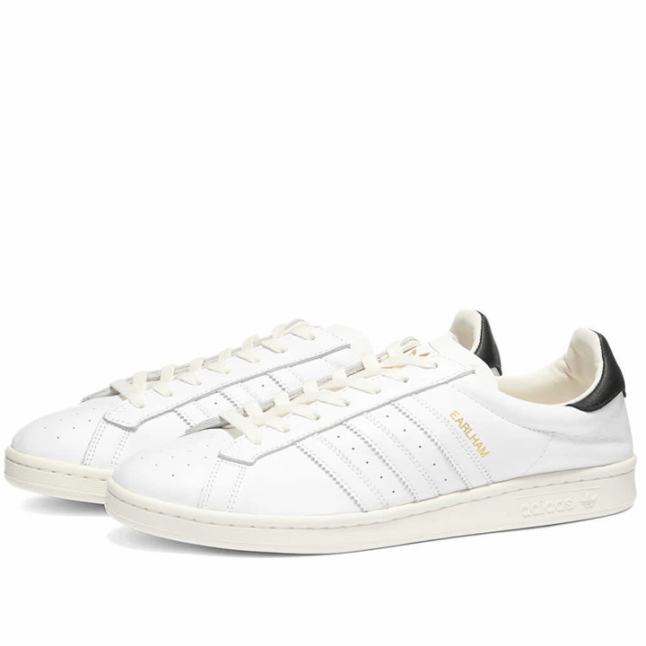 Photo: Adidas Men's Earlham Sneakers in White