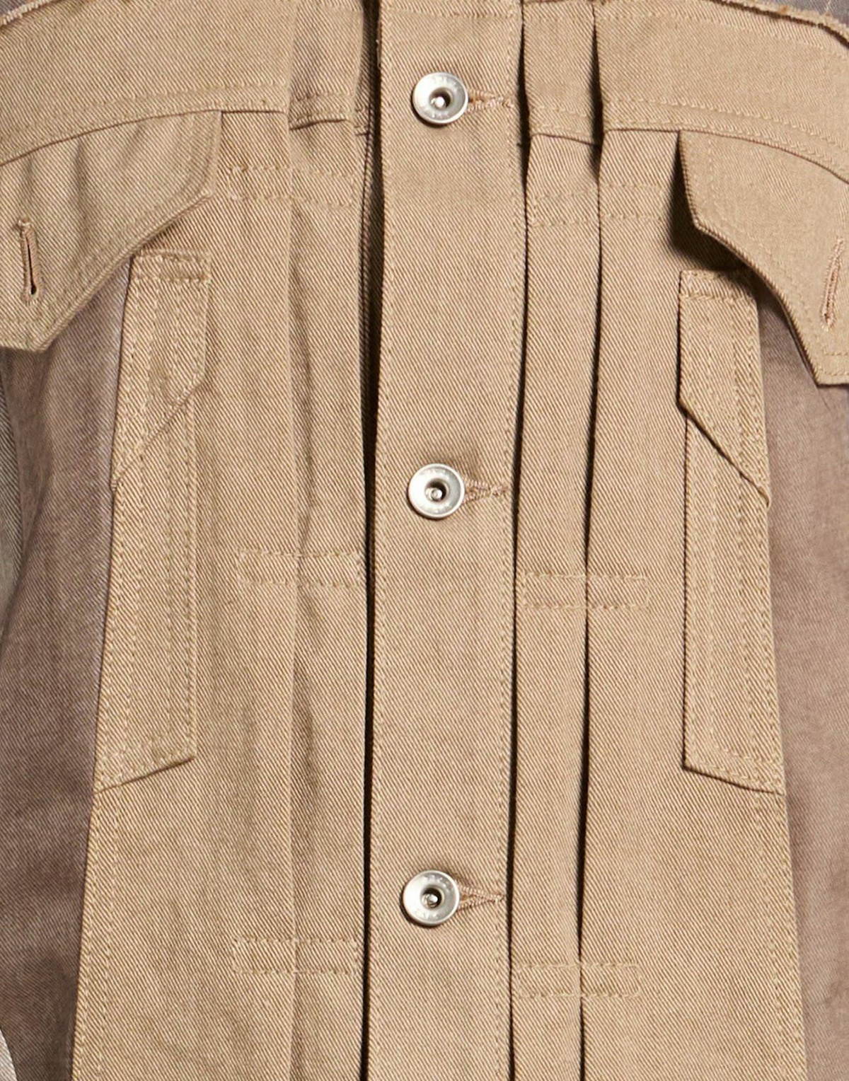 Sacai Womens Mini dress Khaki
