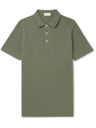 Altea - Greg Cotton-Piqué Polo Shirt - Green