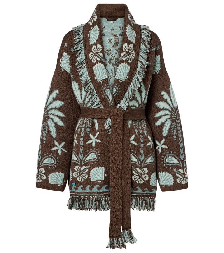 Photo: Alanui Echoes Of The Island wool and cotton cardigan
