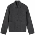 Givenchy Men's Double Face Wool Jacket in Dark Grey