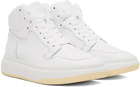 MM6 Maison Margiela White Basketball Sneakers