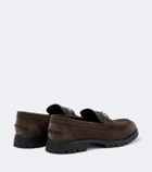Gucci Horsebit suede loafers