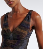 Missoni Wave lamé gown