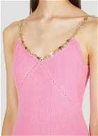Chain Trim Dress in Pink