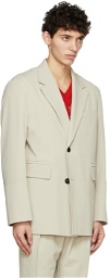 Wooyoungmi Taupe Polyester Blazer