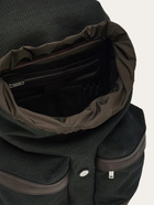 Ferragamo Mens Canvas backpack in Green