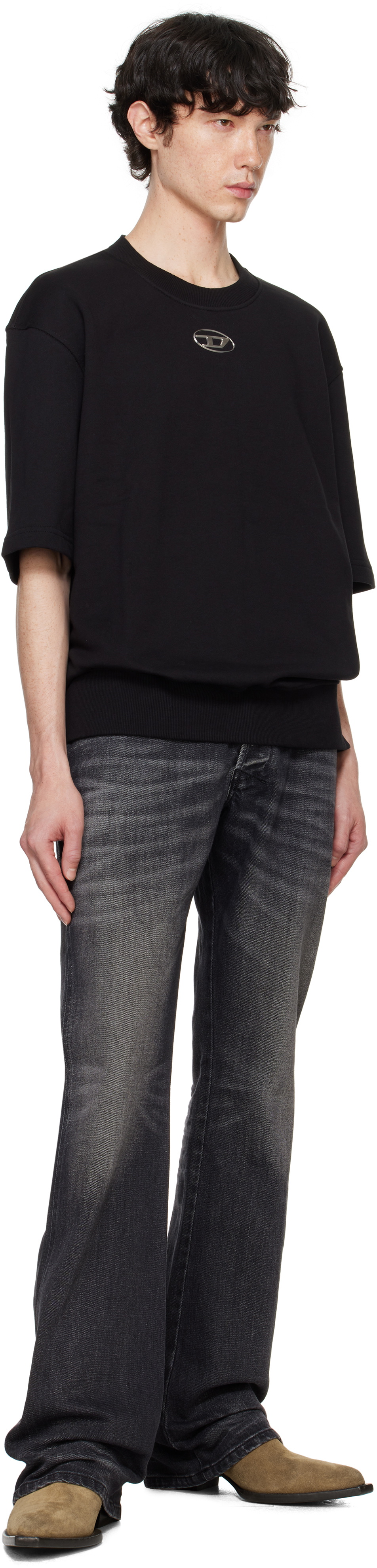 Diesel Black S-Cooling-L1 T-shirt Diesel