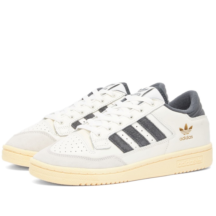 Photo: Adidas Women's Centennial 85 Low Sneakers in Off White/Grey
