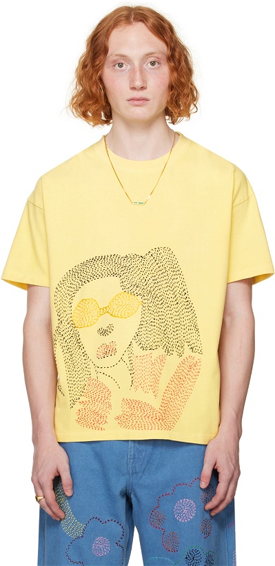 Photo: Glass Cypress Yellow Woman T-Shirt
