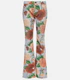 Loewe Paula's Ibiza floral printed low-rise jeans