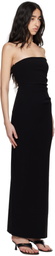 BEC + BRIDGE Black Reina Strapless Maxi Dress
