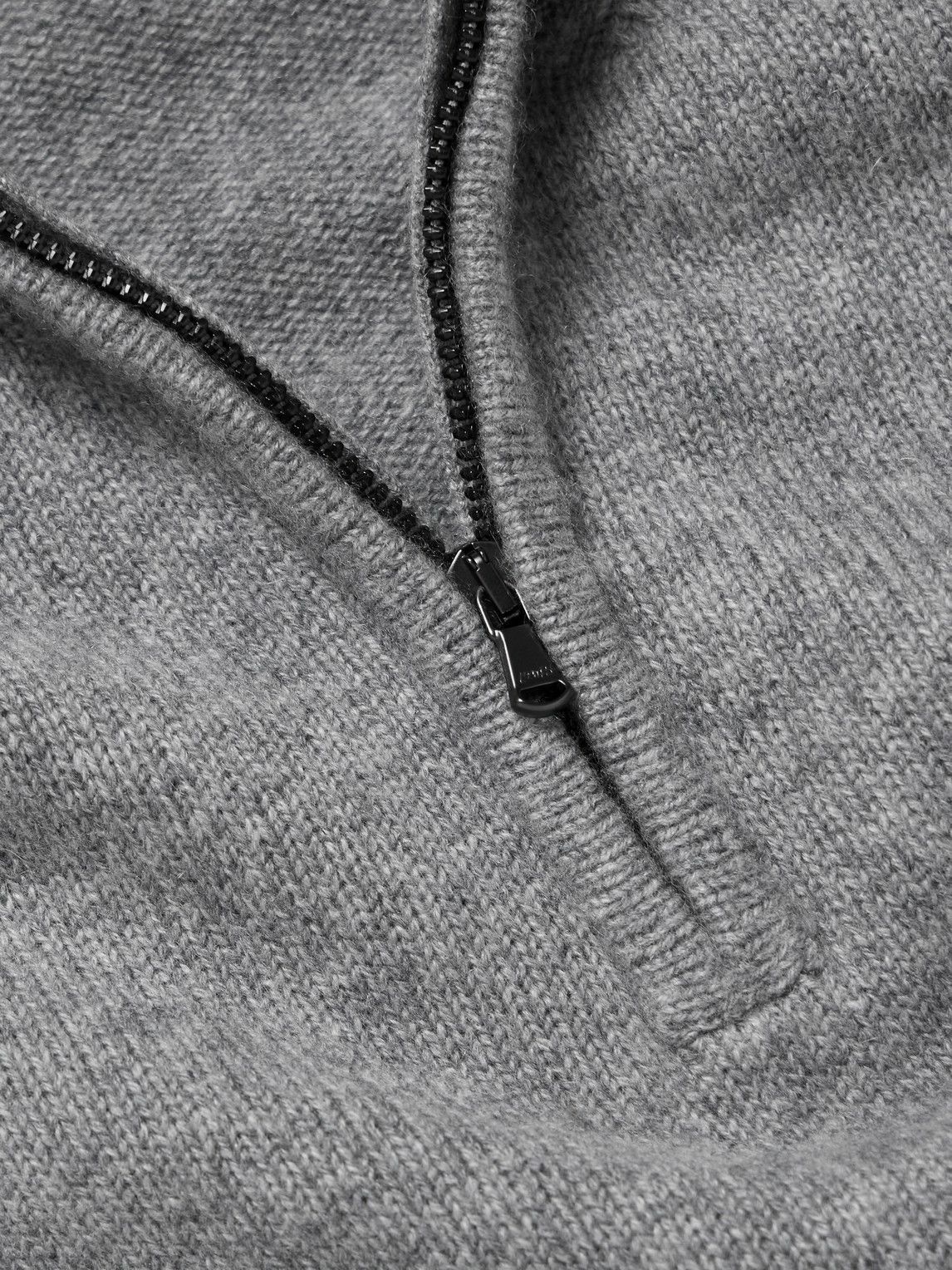 James Perse - Cashmere Half-Zip Sweater - Gray James Perse