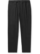 Theory - Mayer Stretch-Cotton Trousers - Black