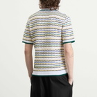 Casablanca Men's Tuck Stitch Polo Shirt in Multi