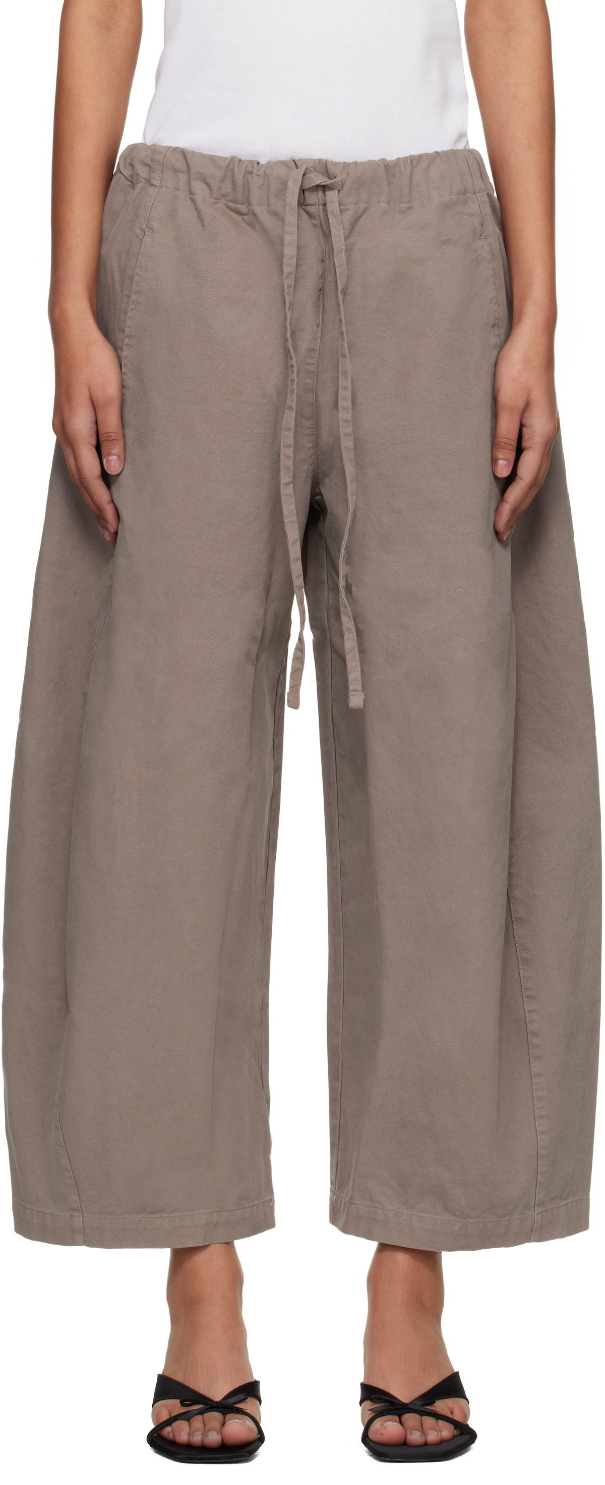 Entire Studios Taupe Loft Trousers